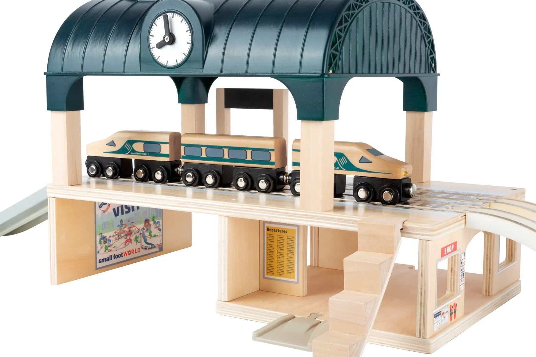 Small Foot Train Station with Accessories