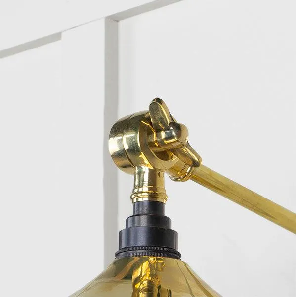 Smooth Brass Flora Wall Light | From The Anvil