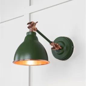 Smooth Copper Brindley Wall Light in Heath | From The Anvil