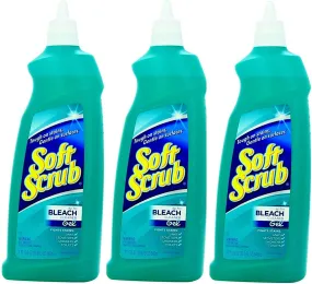 Soft Scrub Soft Scrub Gel Cleanser with Bleach - 28.6 oz (3 Pack)