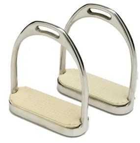 Stainless Steel Stirrup Irons with Treads