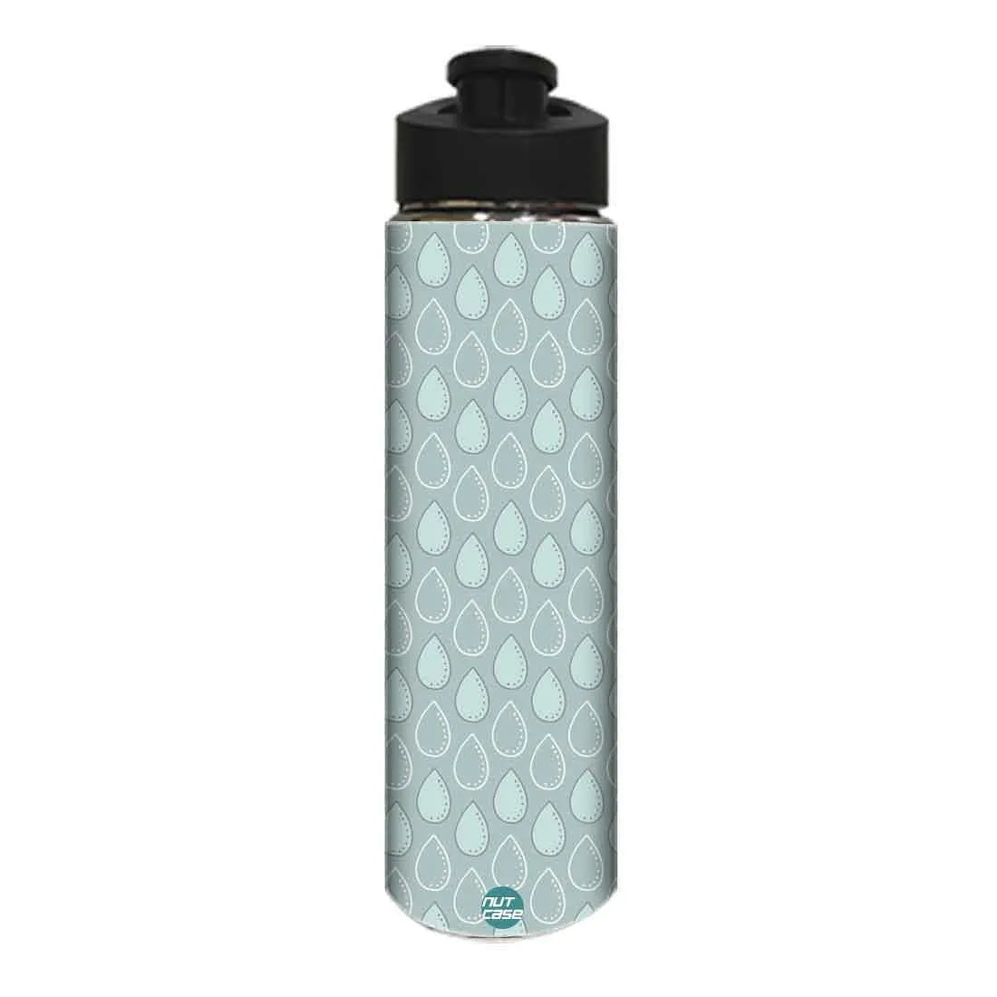 Stainless Steel Water Bottle -  Blue Drop