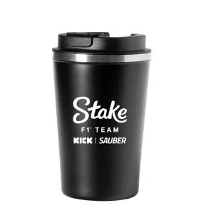 Stake F1 Kick Sauber Coffee Travel Mug - Black