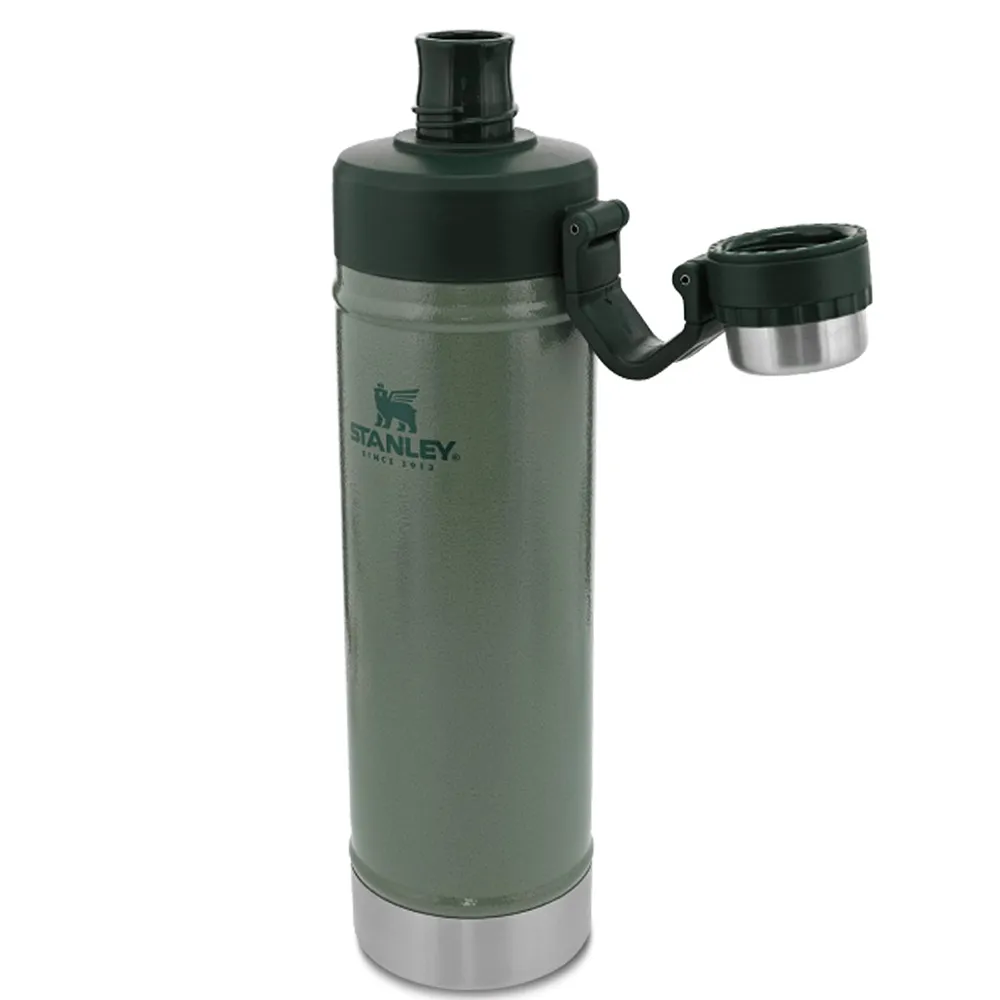 Stanley Classic Vaccum Water Bottle 20oz Hammertone Green