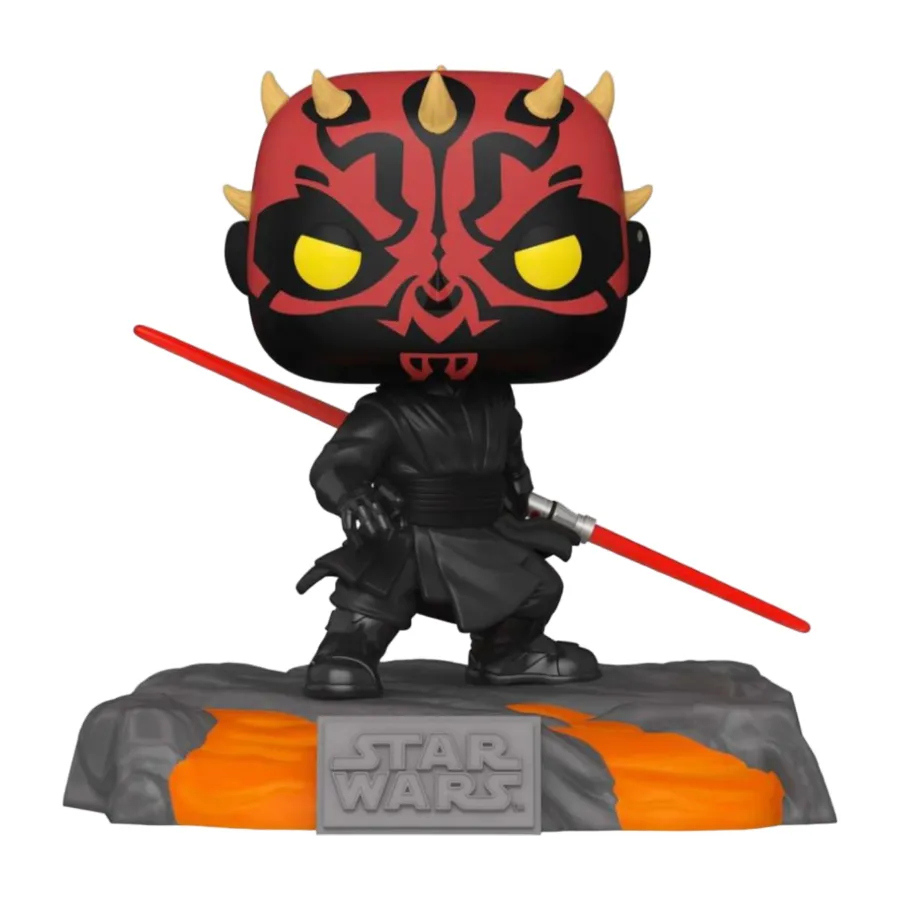 Star Wars - Red Saber Series: Darth Maul Glow US Exclusive Pop! Deluxe [RS]