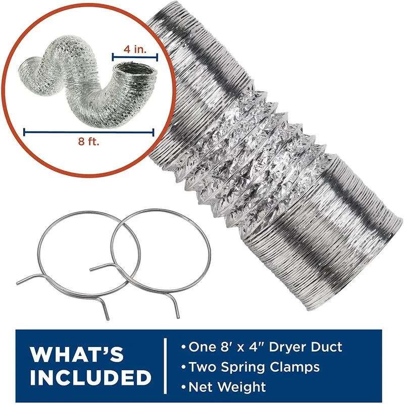 Super Flexible Foil 8' Transition Duct