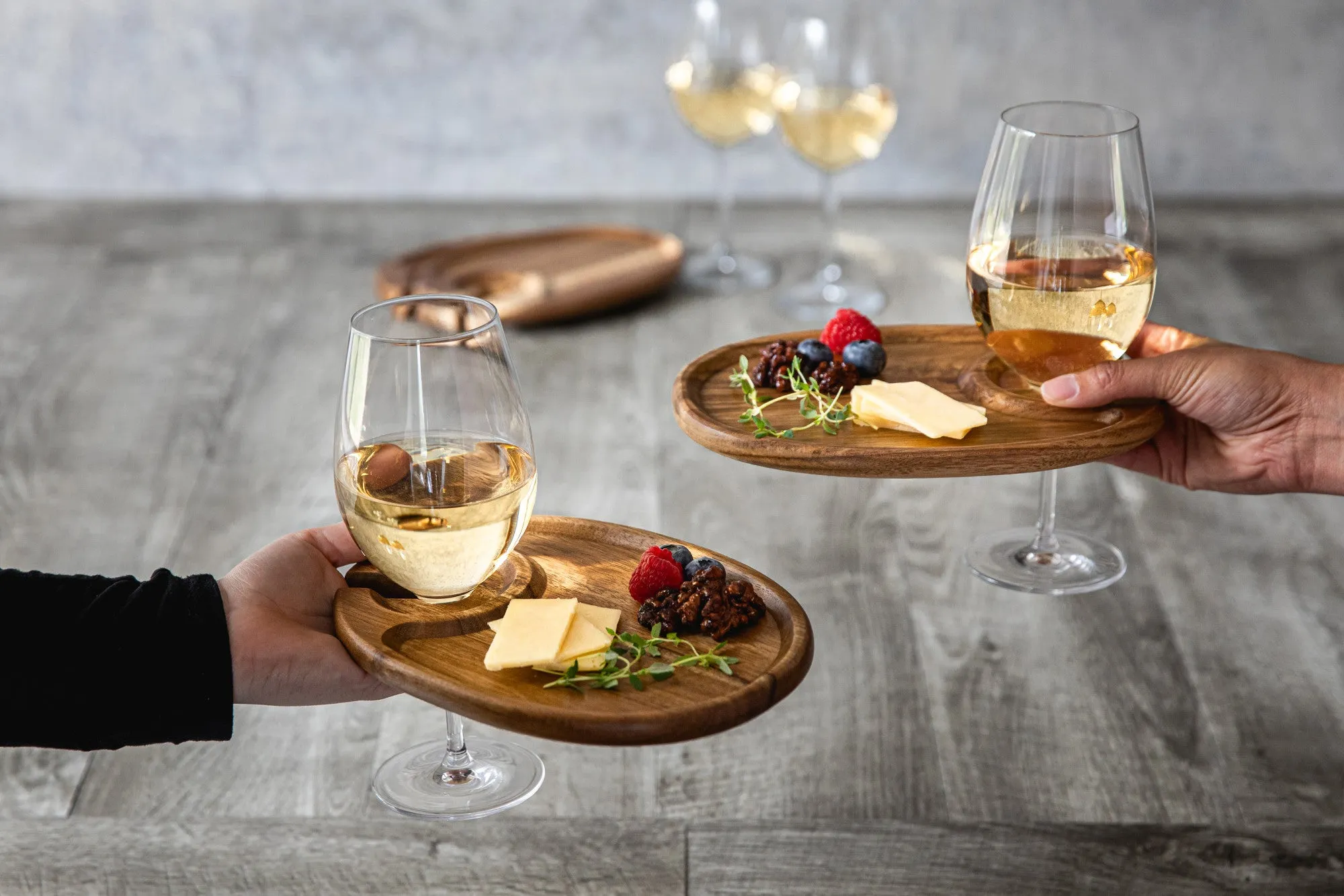 Texas Rangers - Wine Appetizer Plate Set Of 4