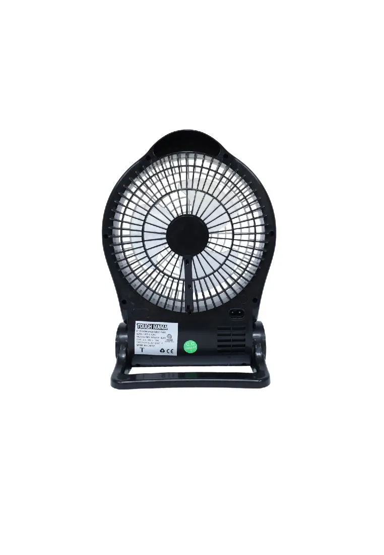 Tough Mama Rechargeable Fan 6" With LED Light