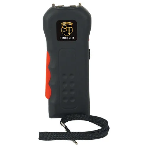 Trigger 75,000,000 Stun Gun Flashlight With Disable Pin.