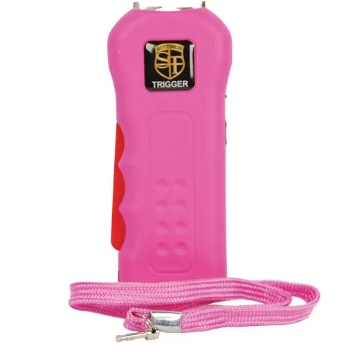 Trigger 75,000,000 Stun Gun Flashlight With Disable Pin.