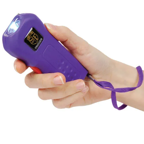 Trigger 75,000,000 Stun Gun Flashlight With Disable Pin.