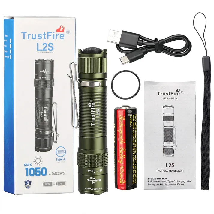 TrustFire L2S Flashlight 1050 Lumens IPX8 Waterproof