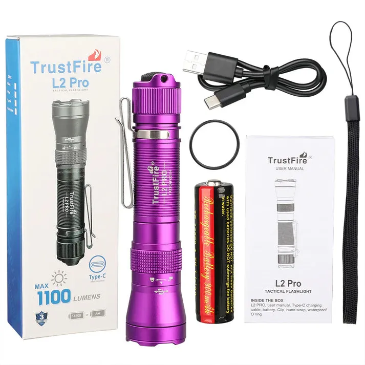 TrustFire L2S Flashlight 1050 Lumens IPX8 Waterproof