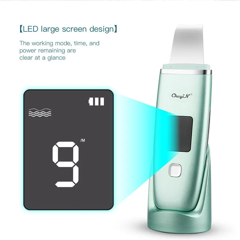 Ultrasonic Skin Scrubber Facial Cleaner