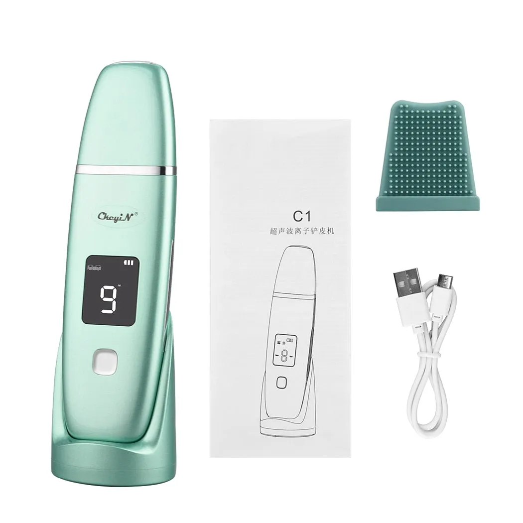 Ultrasonic Skin Scrubber Facial Cleaner