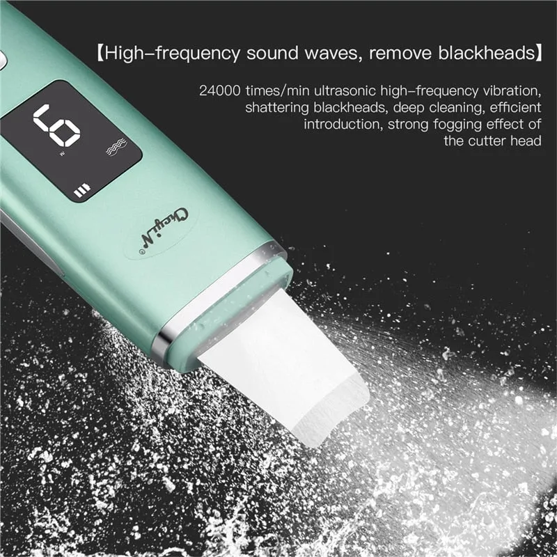 Ultrasonic Skin Scrubber Facial Cleaner