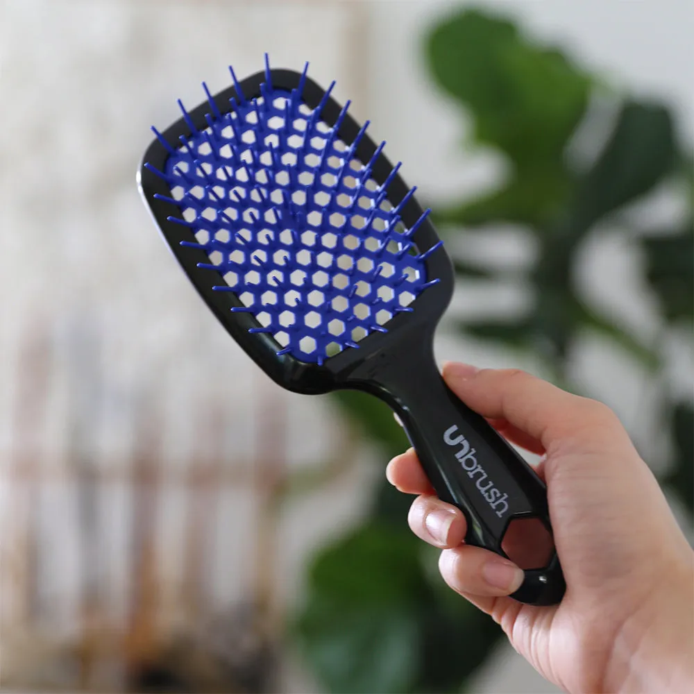 UNbrush Detangling Hair Brush - Galaxy Blue