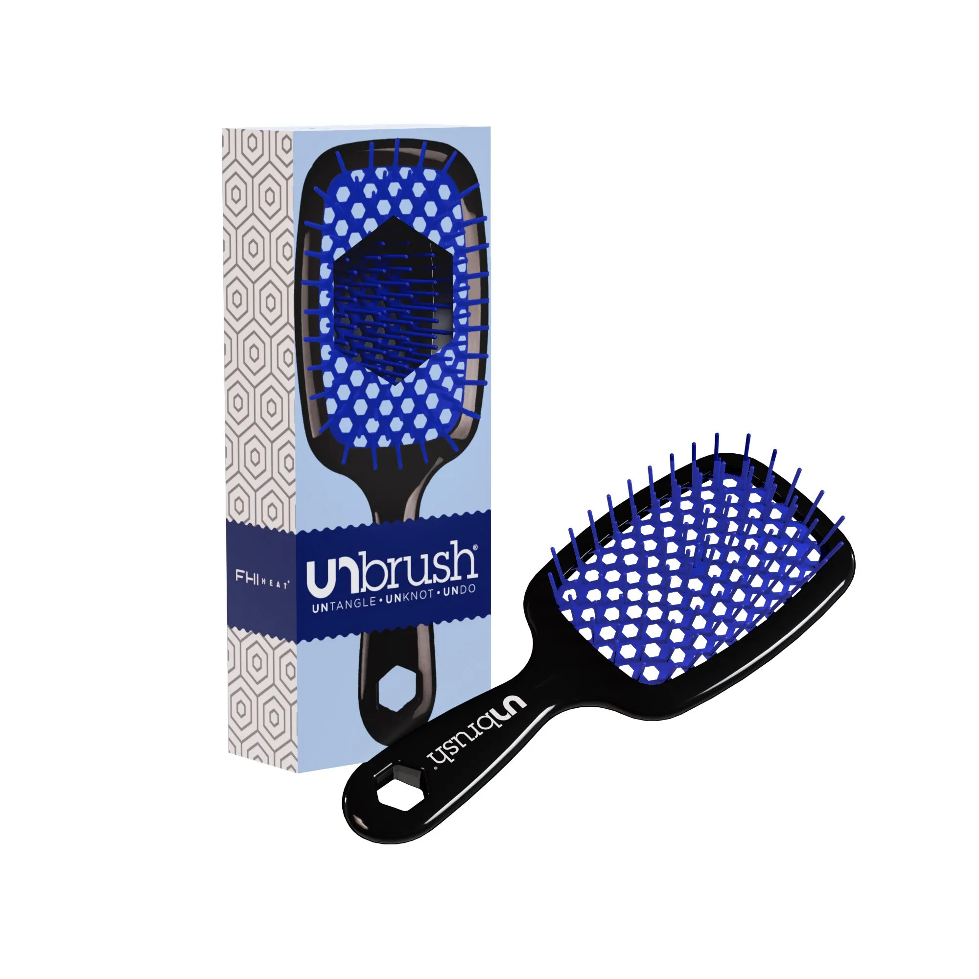 UNbrush Detangling Hair Brush - Galaxy Blue