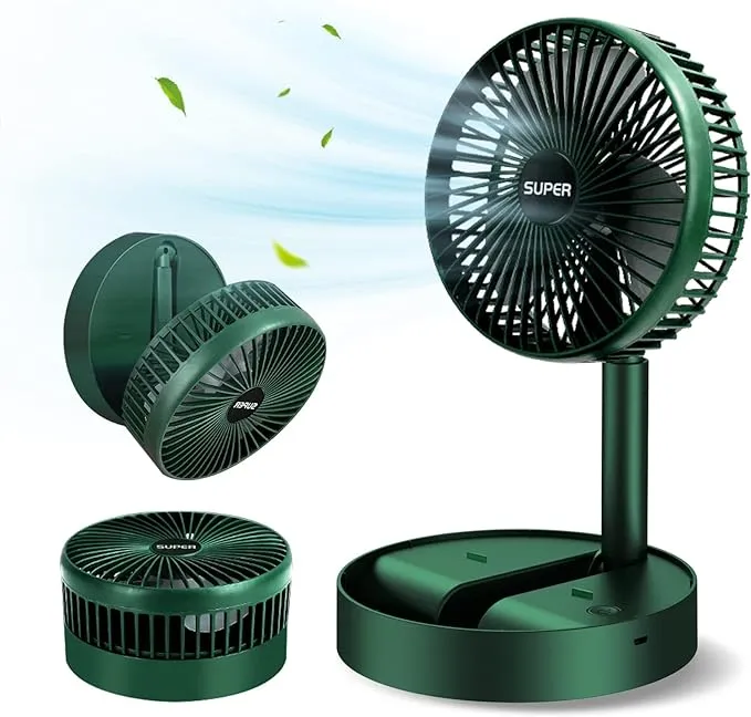 USB Rechargeable Telescopic Folding Fan