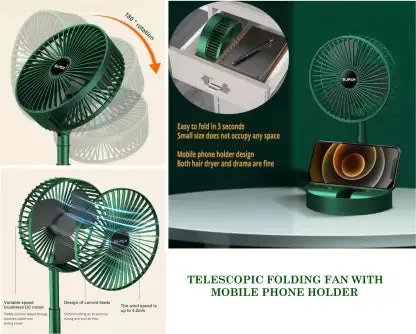 USB Rechargeable Telescopic Folding Fan