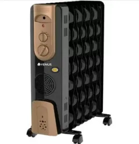 Venus OFR 9F Oil Filled Room Heater 9fin With Fan