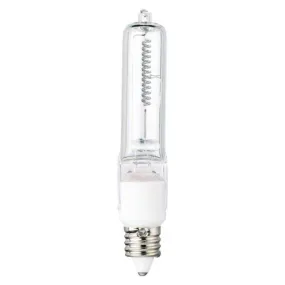 Westinghouse 0446900 250 Watt Halogen T4 Single-Ended Clear - 3050 Kelvin - Cool White - 4000 Lumens - E11-Mini Candelabra Base - 120 Volt - Box