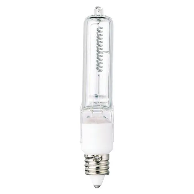 Westinghouse 0446900 250 Watt Halogen T4 Single-Ended Clear - 3050 Kelvin - Cool White - 4000 Lumens - E11-Mini Candelabra Base - 120 Volt - Box