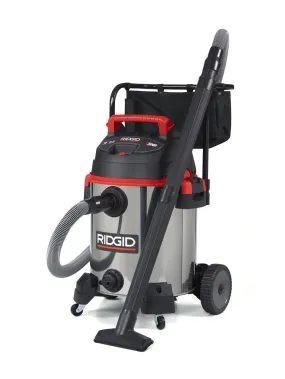 Wet/Dry Vacuum - Ridgid 1610RV 16 Gallon Stainless Steel with Cart 50353