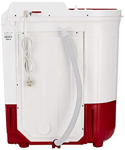 Whirlpool 7.2 Kg Semi-Automatic Top Loading Washing Machine (ACE SUPREME PLUS 7.2, Coral Red, Ace Wash Station)