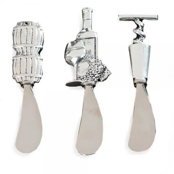 Wine Cheese Spreaders Set 3