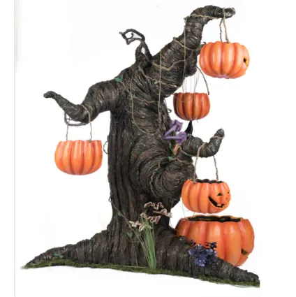 Witching Willow Tree with Jack O Lanterns 28-428186