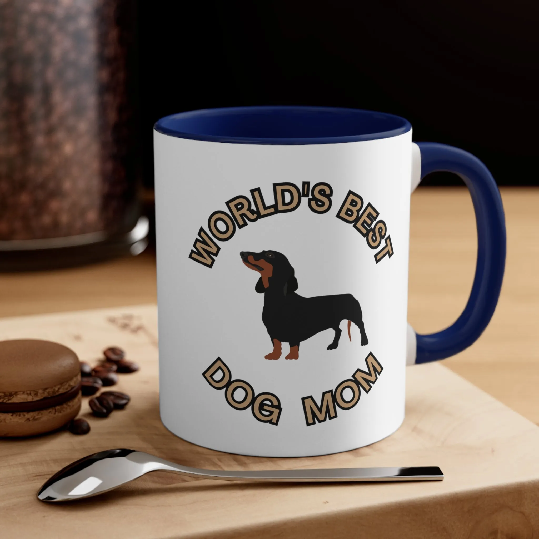 World's Best Dog Mom Multi-Color Coffee Mug Gifts for Dog Owners