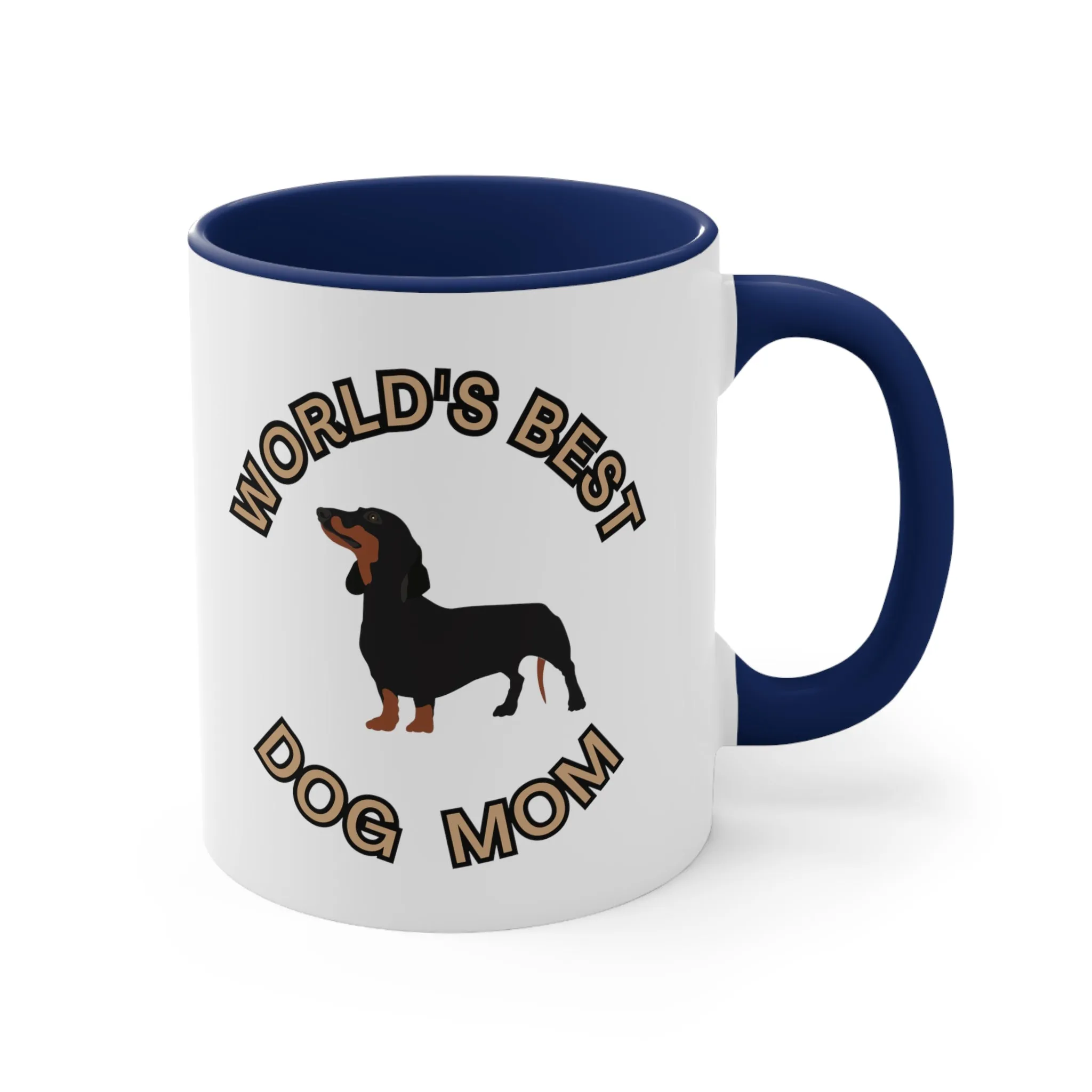 World's Best Dog Mom Multi-Color Coffee Mug Gifts for Dog Owners