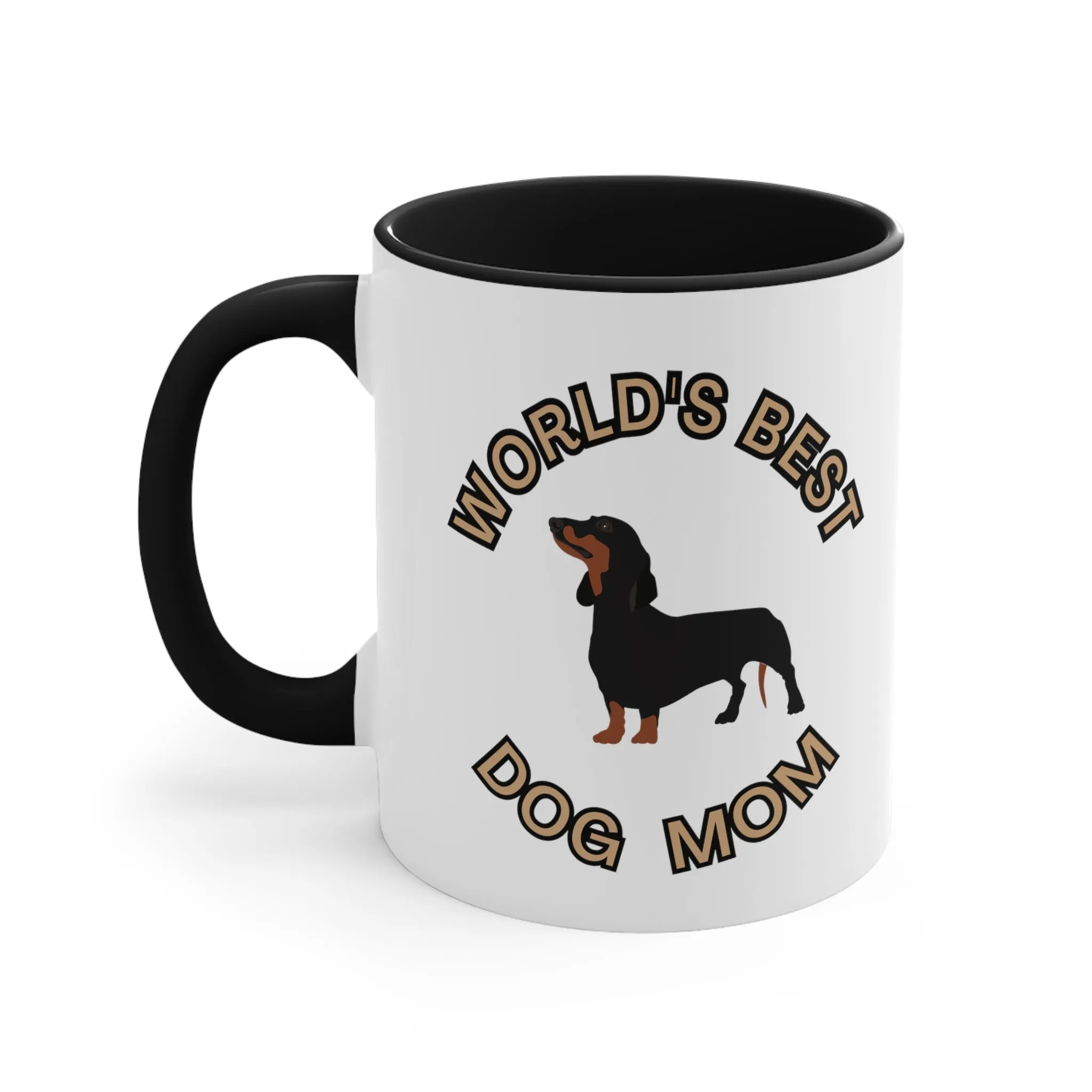 World's Best Dog Mom Multi-Color Coffee Mug Gifts for Dog Owners