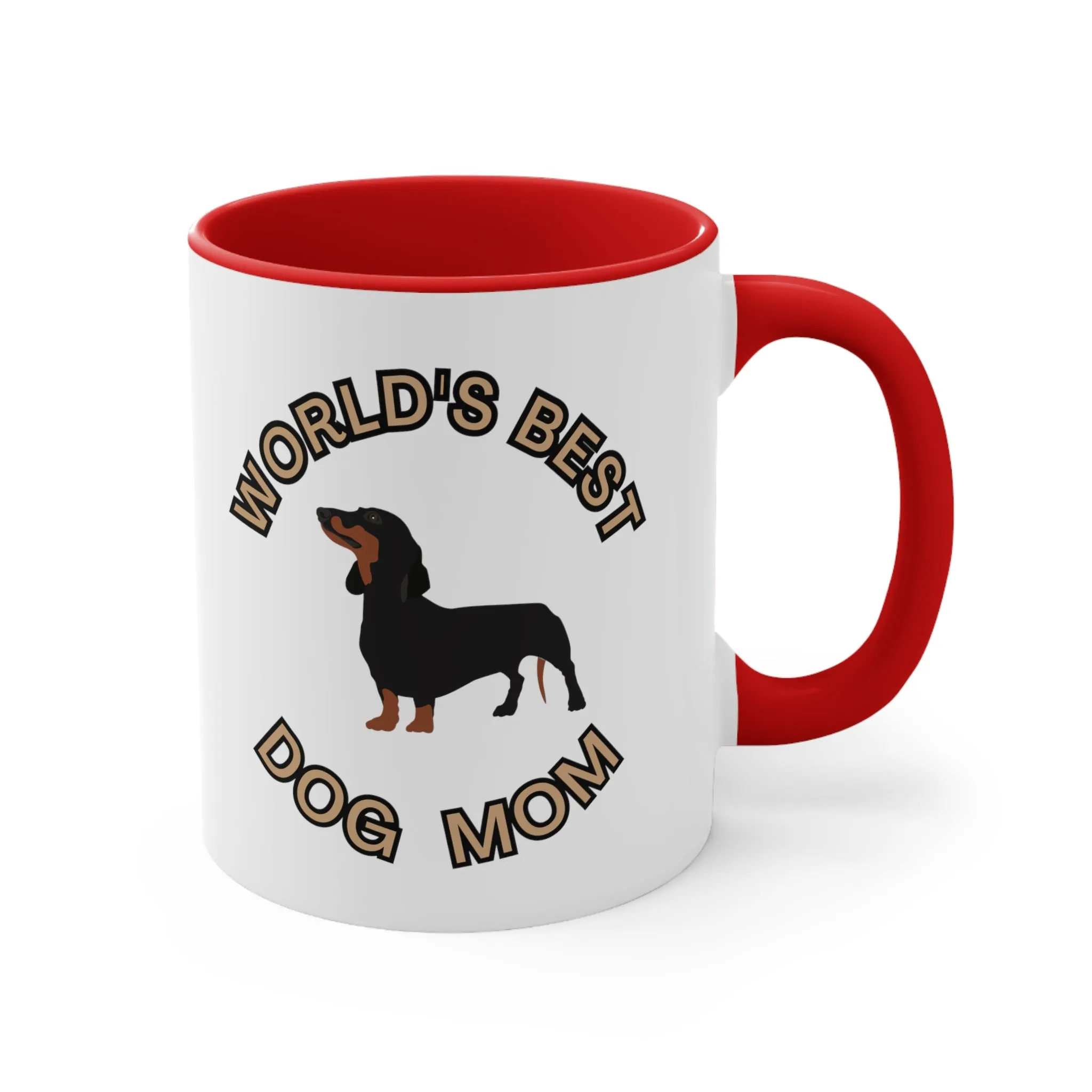 World's Best Dog Mom Multi-Color Coffee Mug Gifts for Dog Owners