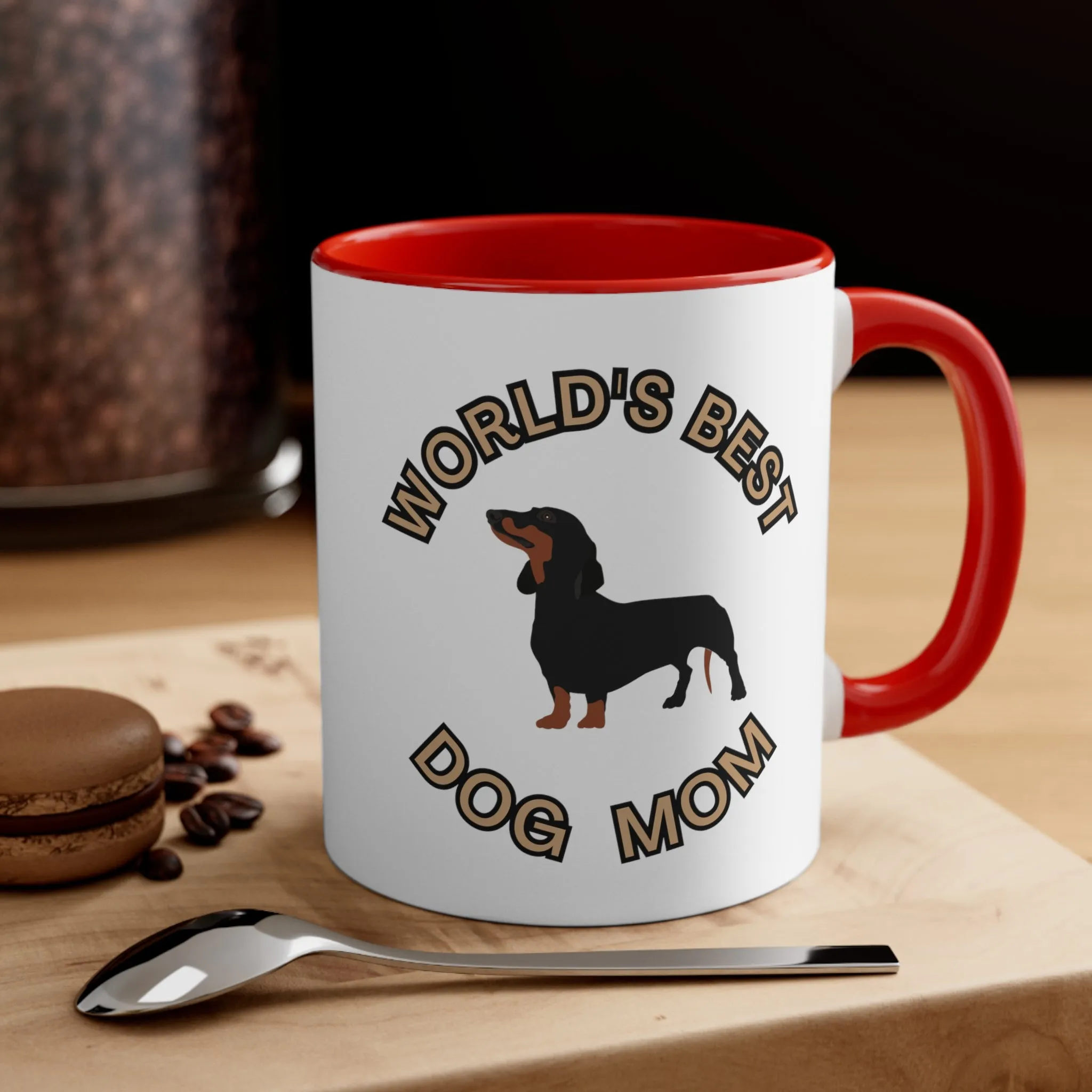 World's Best Dog Mom Multi-Color Coffee Mug Gifts for Dog Owners