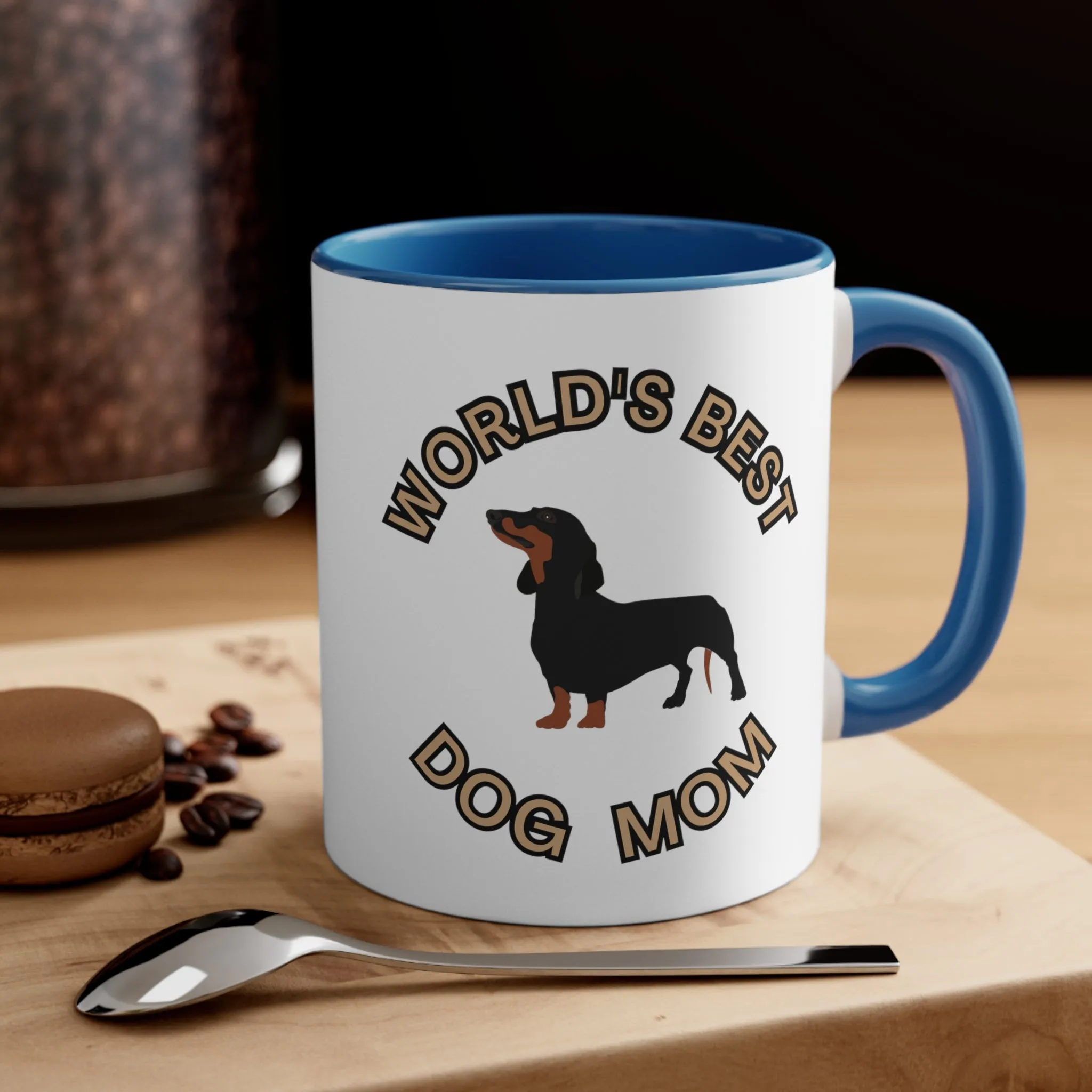 World's Best Dog Mom Multi-Color Coffee Mug Gifts for Dog Owners