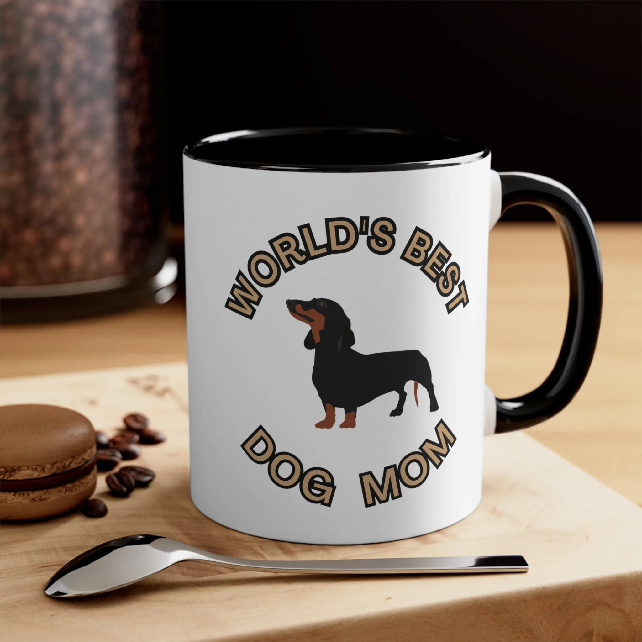 World's Best Dog Mom Multi-Color Coffee Mug Gifts for Dog Owners