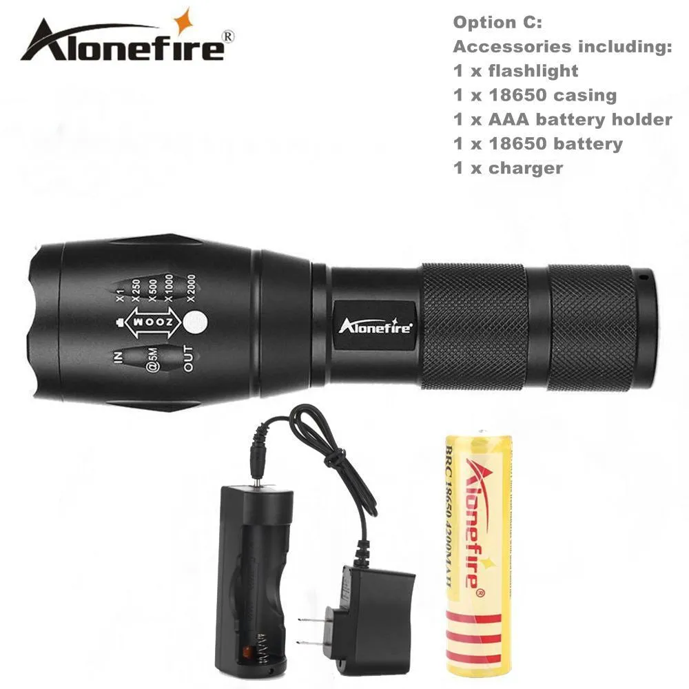 Zoomable LED Flashlight